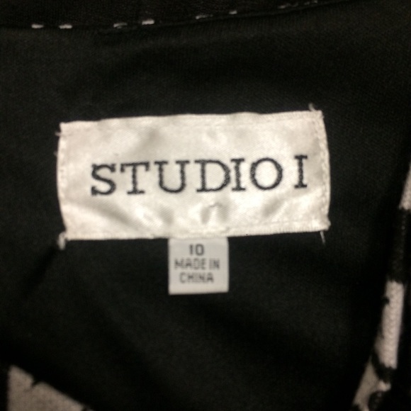 ✔️Studio One ✔️Houndstooth Bow Dress - Picture 5 of 6